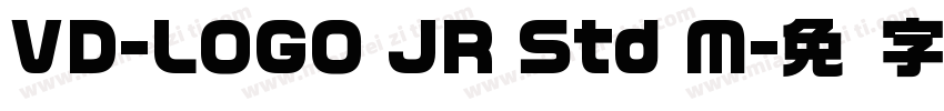 VD-LOGO JR Std M字体转换